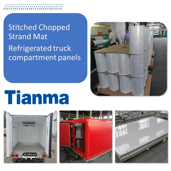 Fiberglass Stitch Chopped Strand Mat with Polyester Tissue, Emk380/N45 