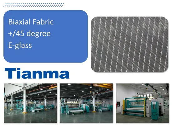 Fibreglass Stitched Biaxial Fabric with Chopped Mat 0 /90 Degree 1200G/M2 1270mm 