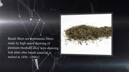 Wholesale Road Material Continuous Low Melt Chopped Basalt Fiber for Concrete 