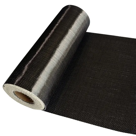 Unidirectional Basalt Fiber Fabric 300GSM Black Basalt Fiber Cloth for Construction Reinforcement 