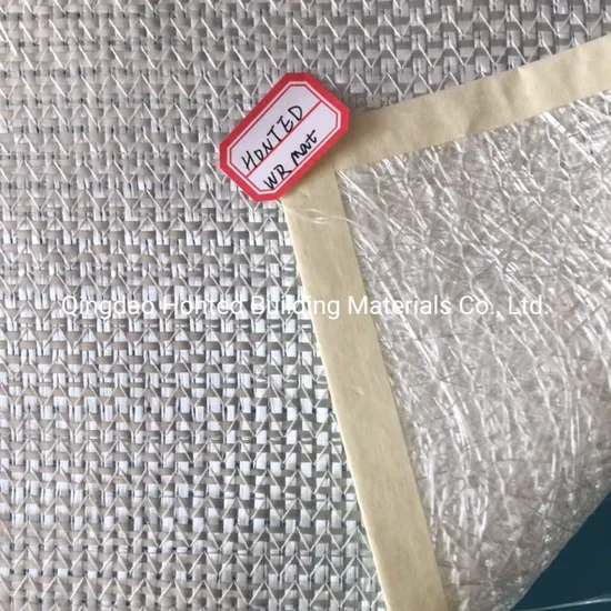 E Glass Woven Roving Chopped Mat Fiberglass Stitched Mat Glass Fiber Combo Stitched Complex Mat Emk600/450 for Boat FRP Material 